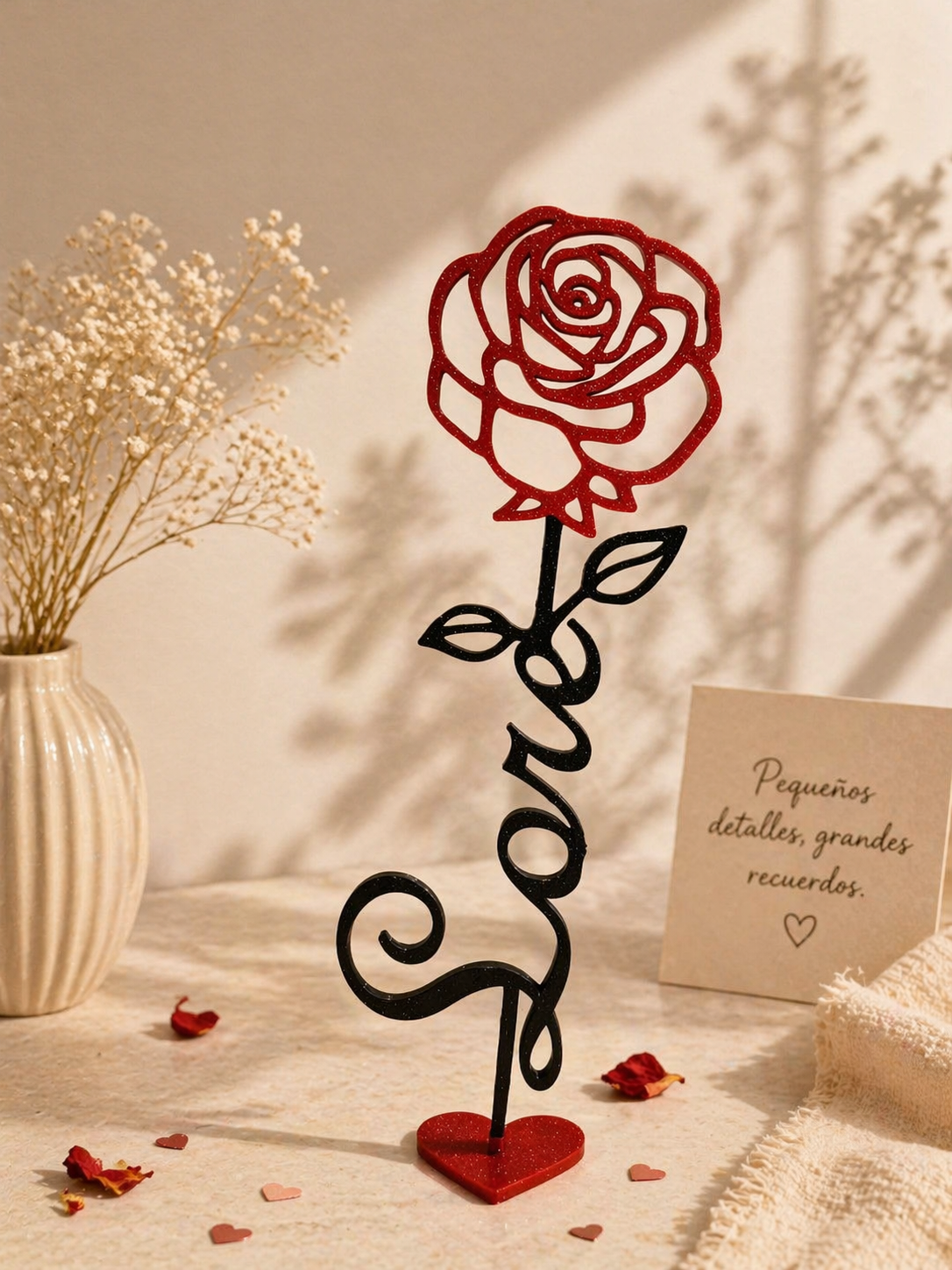 Rosa personalizada con tu nombre