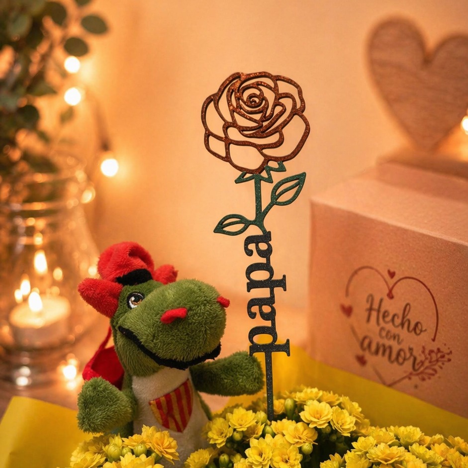Rosa personalizada para papa