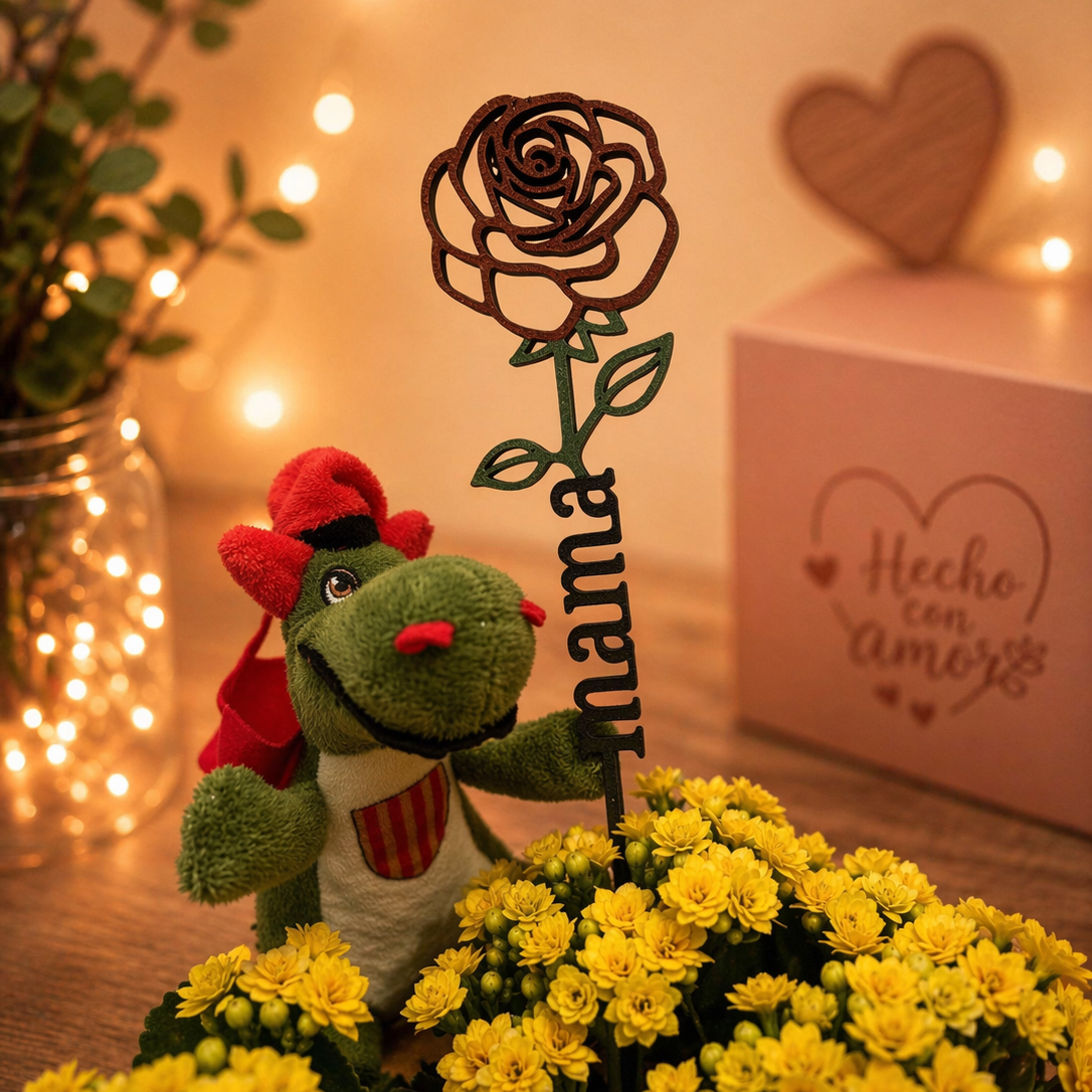 Rosa personalizada para mama