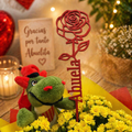 Rosa personalizada para la abuela