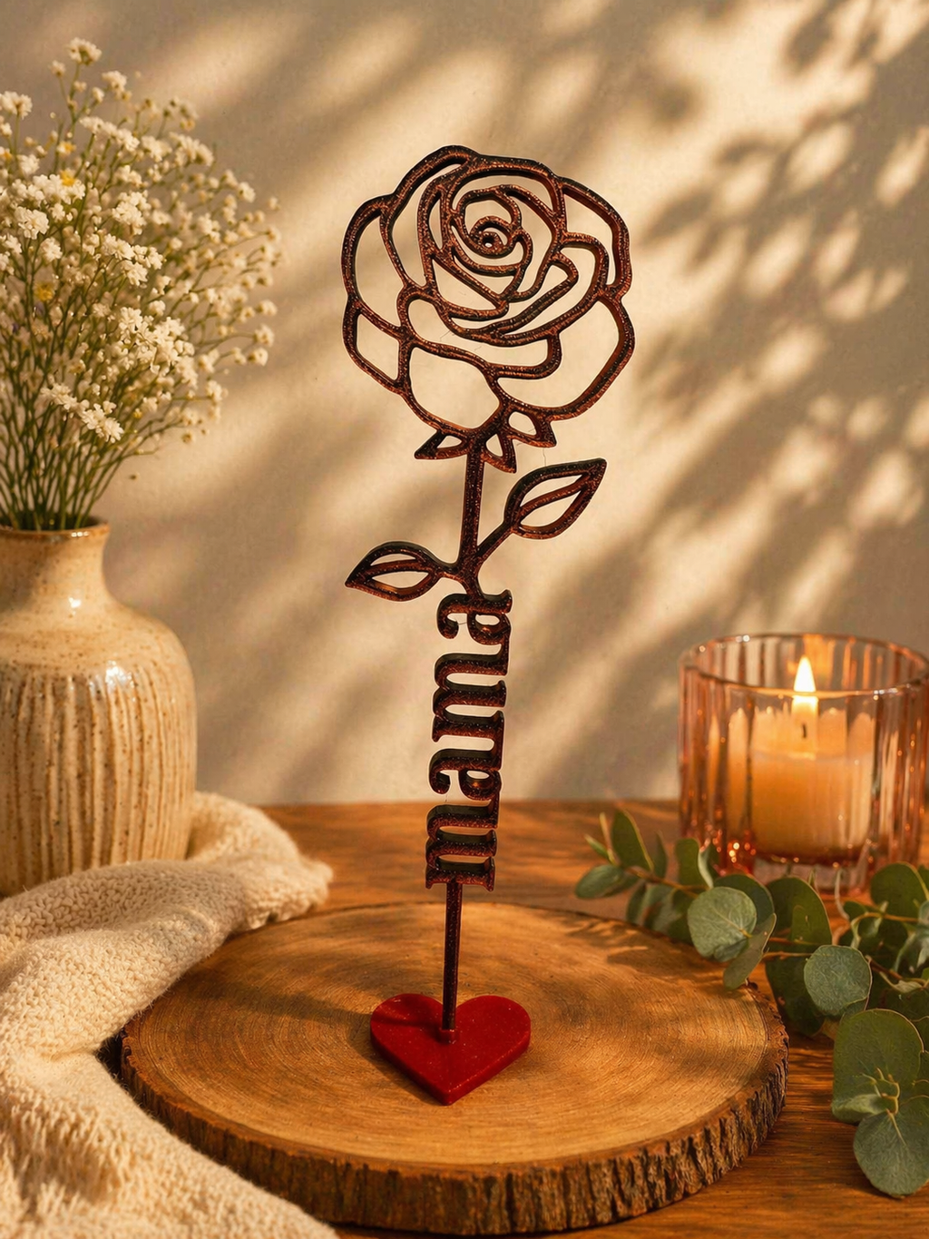 Rosa personalizada para mama