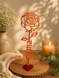 Rosa personalizada para mama