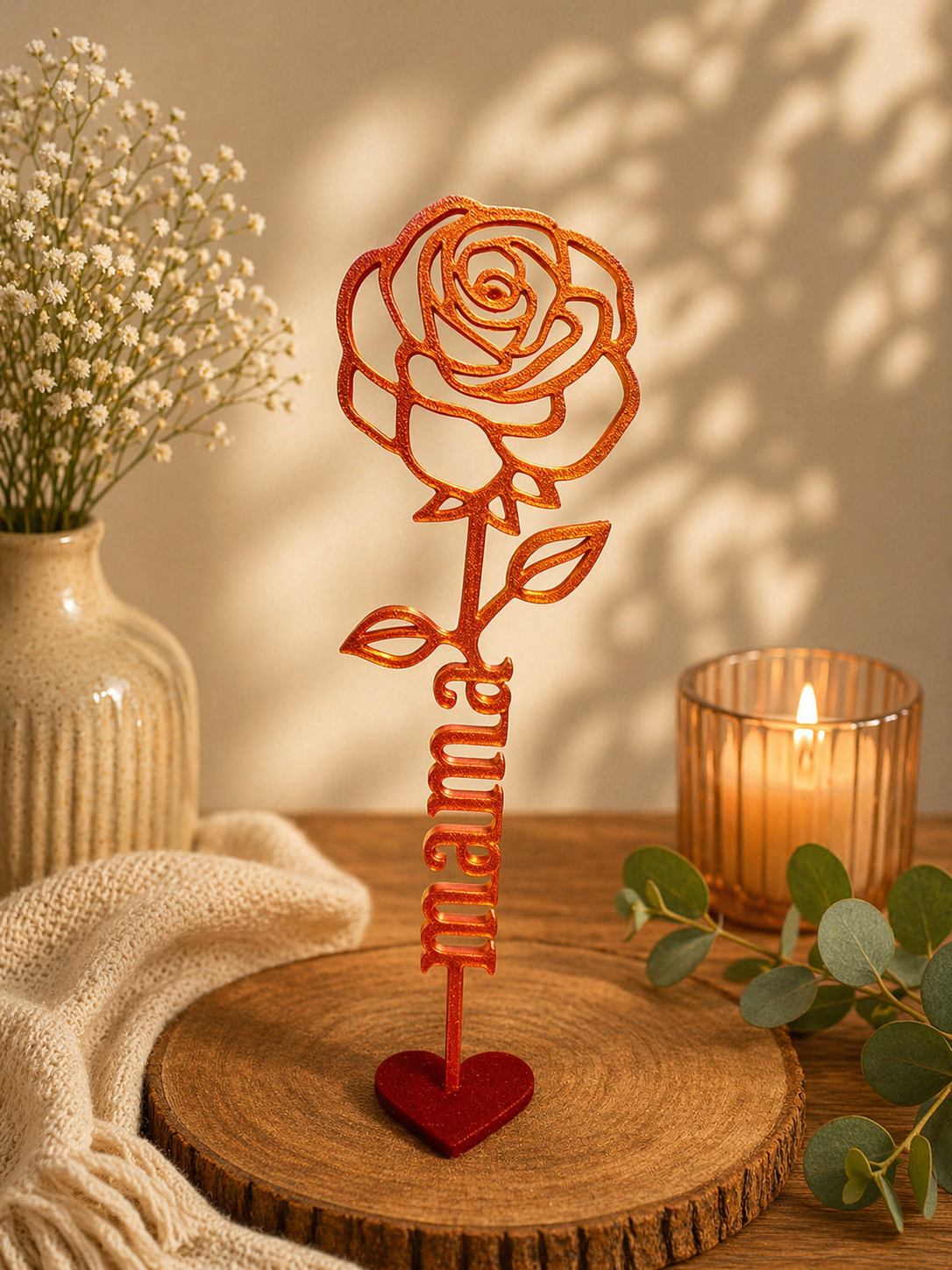 Rosa personalizada para mama