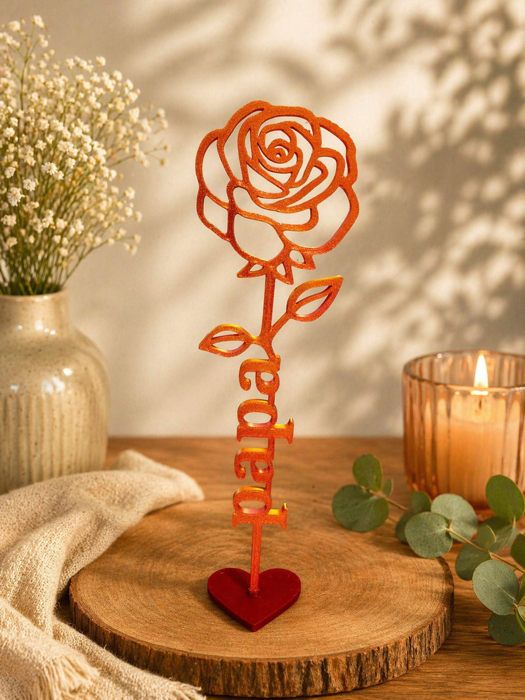 Rosa personalizada para papa