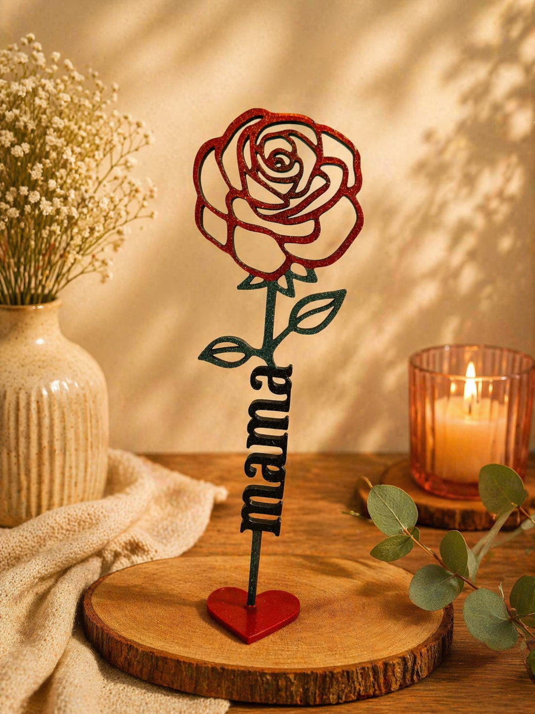 Rosa personalizada para mama